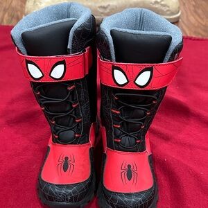 Marvel Spider-Man Red and Black Kids Boots